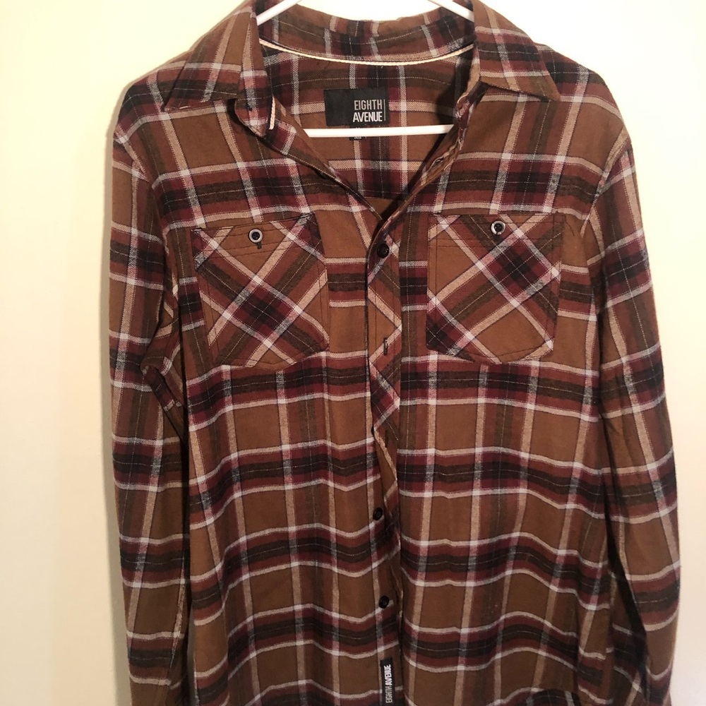 Brown flannel
